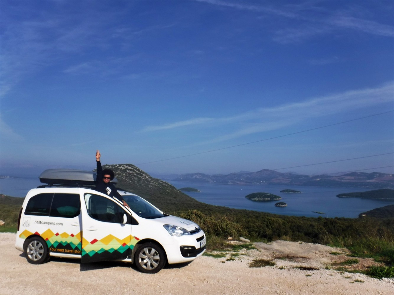 Raziskovanje Dalmacije s Cuckoo bivalnikom.