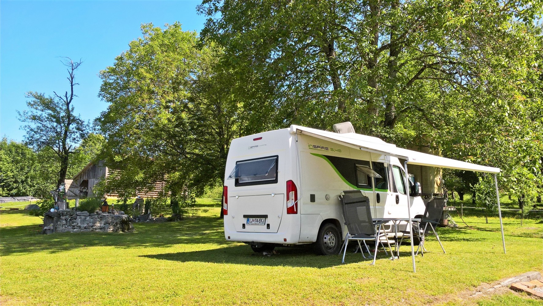 Kampiranje v Rajhenav-u, Kočevsko.
