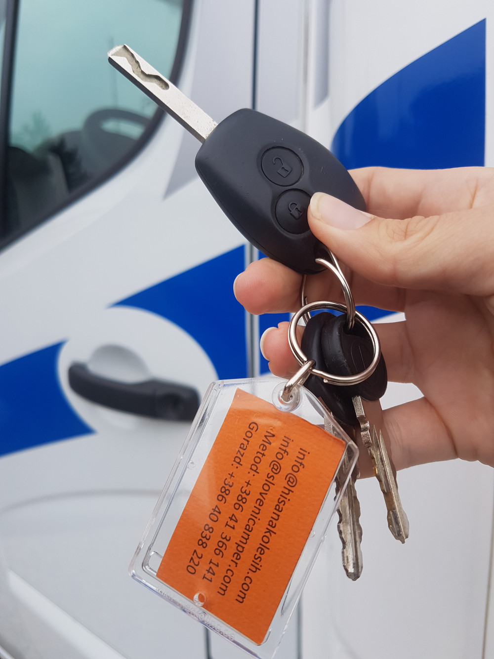 </span>Na recepciji pokažite privjesak ključa na&scaron;eg vozila.
